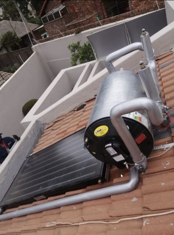 Solar geyser installation from the company's existing gallery